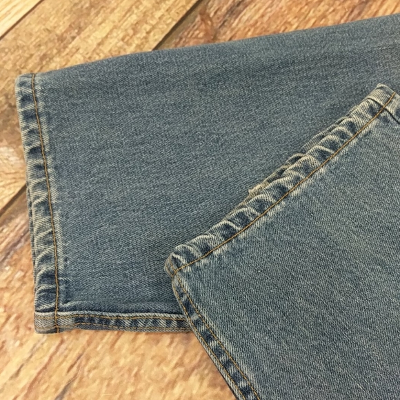 Levis 505 Vintage 90's Made in USA Denim Jeans 35" Waist 31" Inseam - Picture 4 of 8